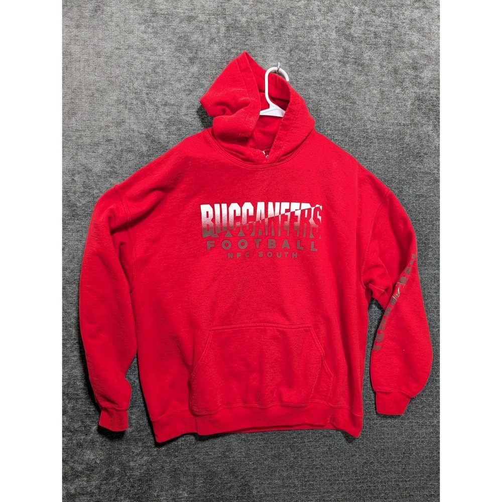 Tampa Bay Buccaneers NFL Football Hoodie Red NFC South Mens‎ XL Sweatshirt